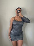 SILVER SHIMMER DRESS