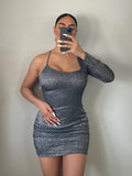 SILVER SHIMMER DRESS